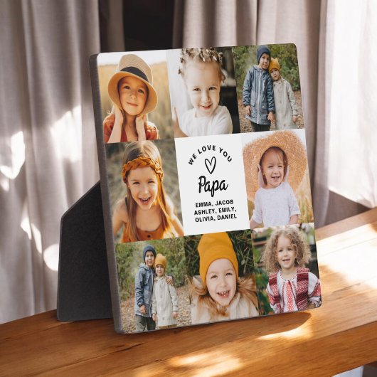 Modern Love You Papa Collage Instagram Foto Fotoplaat