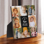 Modern Love You Papa Collage Instagram Foto Fotoplaat<br><div class="desc">De Modern Love You Papa Collage Instagram Photo Plaque is een doordacht, gepersonaliseerd cadeau ontworpen om uw speciale band met Papa te vieren. Met een fotocollage in Instagram-stijl kun je je meest gekoesterde momenten samen uploaden. Het strakke, eigentijdse design is gekoppeld aan de oprechte boodschap "Love You Papa", waardoor het...</div>