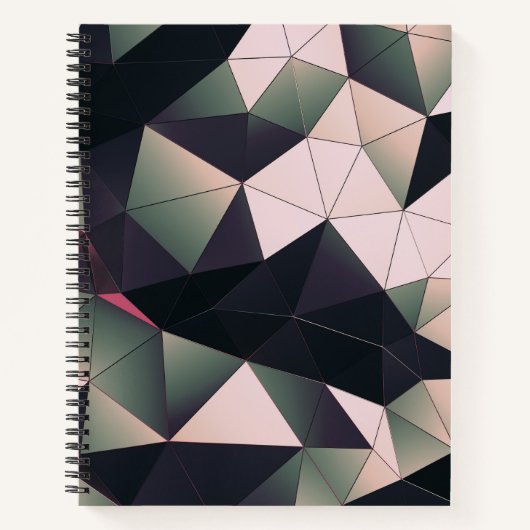 Modern Low-Poly Bullet Journal / Lined Notitieboek (Voorkant)