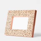 Modern luipaard printpatroon gegraveerde lijstjes (Links)