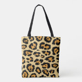 Modern Luipaard Vlekkenpatroon Tote Bag (Achterkant)