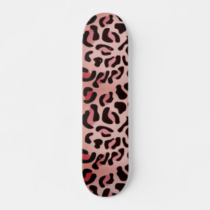 Modern luipaardpatroon dier persoonlijk skateboard