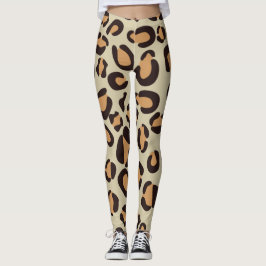 Modern luipspatroon leggings