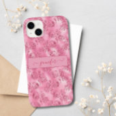Modern Luxe Blush Roze Glitter Roos Chique Glam Case-Mate iPhone Case