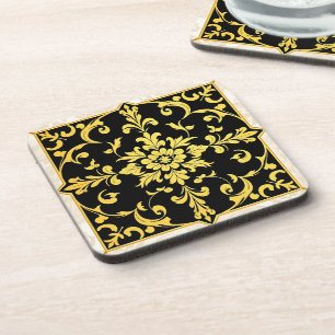 Modern Luxe Elegant Bloemen Collectie Bier Onderzetter
