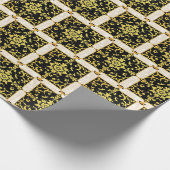 Modern Luxe Elegant Bloemen Collectie Cadeaupapier (Hoek)