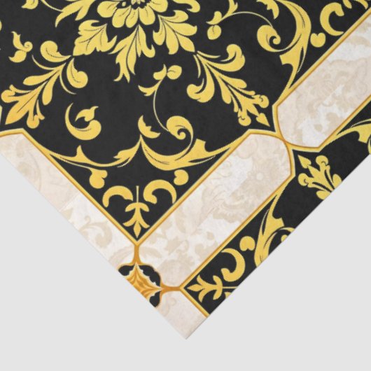 Modern Luxe Elegant Bloemen Collectie Tissuepapier (Detail)