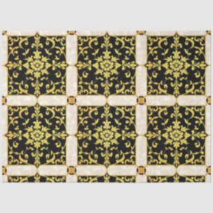 Modern Luxe Elegant Bloemen Collectie Tissuepapier