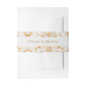 Modern luxe goud Abstract Uitnodigingen Wikkel (Voorkant Voorbeeld)