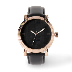 Modern luxe patroonhorloge horloge
