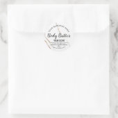 modern luxe product label body butter add logo (Tas)