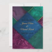 Modern Luxe Save The Date Card (Voorkant)
