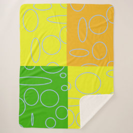 modern, luxe sherpa deken