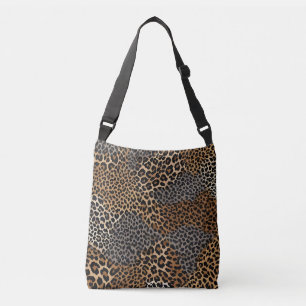 Modern luxe wit luipaard Elegant Collectie Crossbody Tas