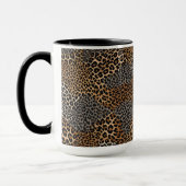 Modern luxe wit luipaard Elegant Collectie Mok (Links)