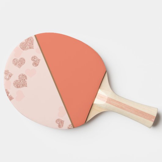 Modern Luxury Abstract Ping Pong Paddle Contempora Tafeltennisbatje (Zijkant)