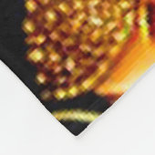 Modern Luxury Boho Gold Roos Collectie Fleece Deken (Hoek)