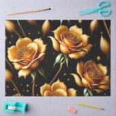 Modern Luxury Boho Gold Roos Collectie Tissuepapier (Craft)
