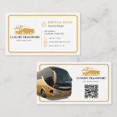 Modern Luxury Bus Company | Goud Visitekaartje (Voorkant / Achterkant)