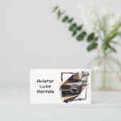 Modern Luxury Car Rental White QR Code Photo  Visitekaartje (Staand voorkant)