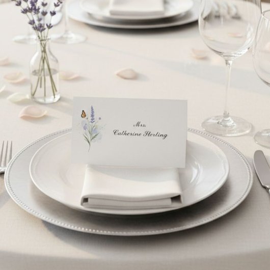 Modern Luxury Escort Card Plaatskaartje