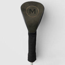 Modern Luxury Gold Monogram Golfheadcover