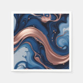 Modern Luxury Liquid Metal Abstract Servet (Voorkant)