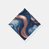 Modern Luxury Liquid Metal Abstract Servet (Hoek)