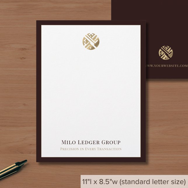 Modern Luxury Logo Briefhoofd (Creator heeft geüpload)