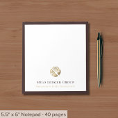 Modern Luxury Logo Notitieblok