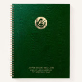Modern Luxury Logo Notitieboek (Voorkant)