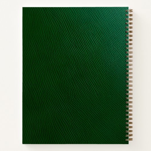 Modern Luxury Logo Notitieboek (Achterkant)