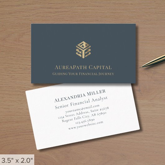 Modern Luxury Logo Visitekaartje
