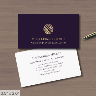 Modern Luxury Logo Visitekaartje