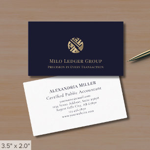 Modern Luxury Logo Visitekaartje