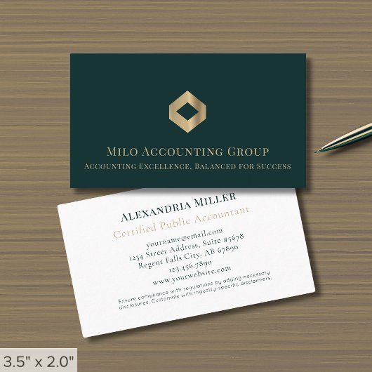 Modern Luxury Logo Visitekaartje