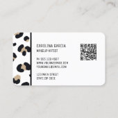 Modern Luxury Make-up Artist Visitekaartje (Achterkant)