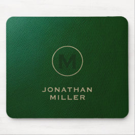 Modern Luxury Monogram Mousepad Muismat