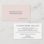 Modern Luxury Real Estate business | Bespoke Home  Visitekaartje (Voorkant / Achterkant)