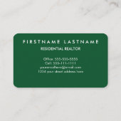 Modern Luxury Realtor Visitekaartje (Achterkant)