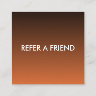 Modern Luxury Refer a Friend Card for Salon & Spa Aanbevelingskaartje