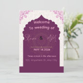 Modern Luxury Wedding Invitation – Elegant Minimal Kaart (Staand voorkant)