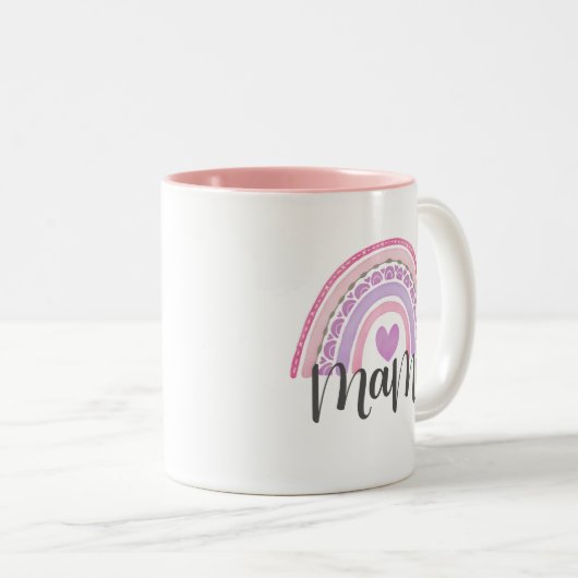 Modern Ma Rainbow Mama Moederdag Mok (Voorkant rechts)