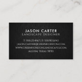 Modern maaien Visitekaartje voor gazon zorg (Achterkant)