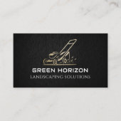 Modern maaien Visitekaartje voor gazon zorg (Voorkant)