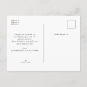 Modern Maak kennis met onze Baby 2 fotocollage geb Aankondigingskaart (Achterkant)