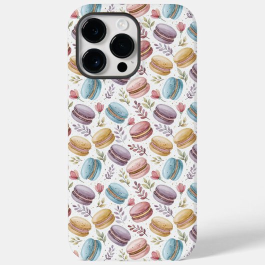 Modern Macaroon Desserts Case-Mate iPhone Case (Achterkant)