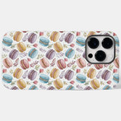 Modern Macaroon Desserts Case-Mate iPhone Case (Achterkant (horizontaal))