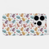 Modern Macaroon Desserts Case-Mate iPhone Case (Achterkant (horizontaal))