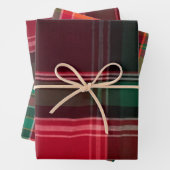 Modern Madras Pset Pattern Inpakpapier Vel (In situ)